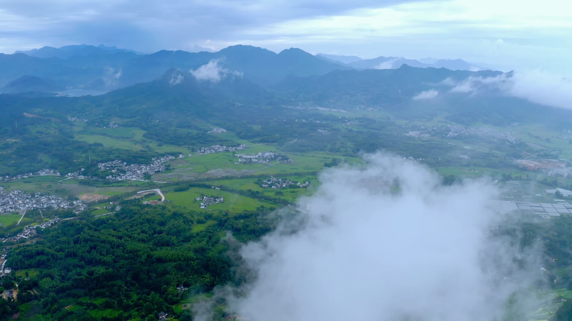 安徽黟县乡村风光视频的预览图
