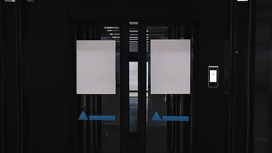 电脑机房机柜自动门人脸识别计算机大数据视频的预览图