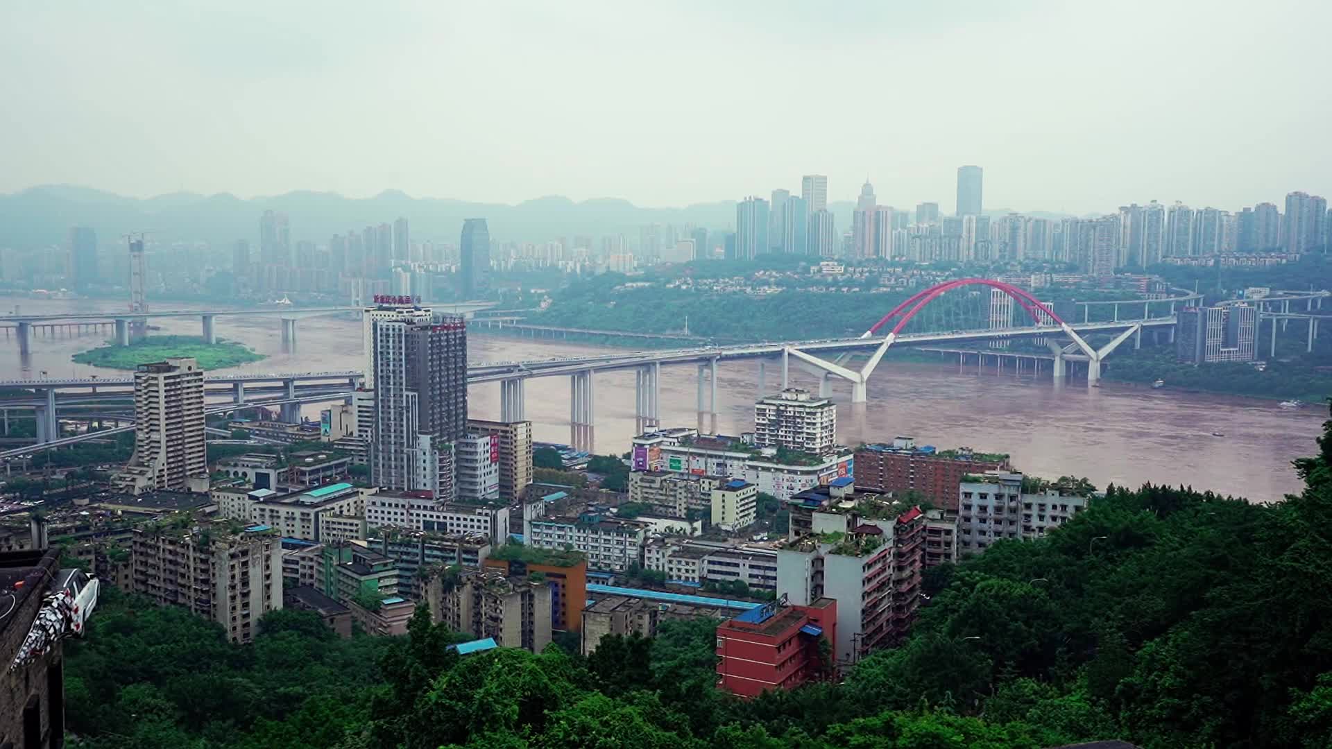 重庆东水门大桥视频的预览图