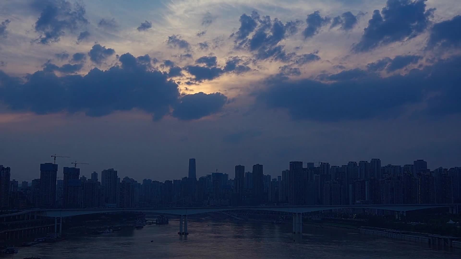 重庆的城市风光视频的预览图