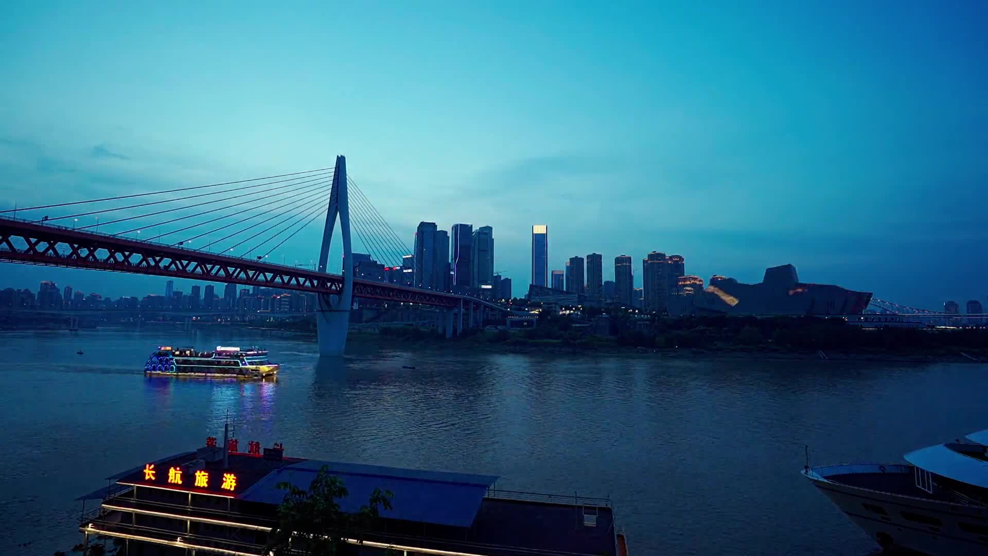 重庆地标东水门大桥视频的预览图