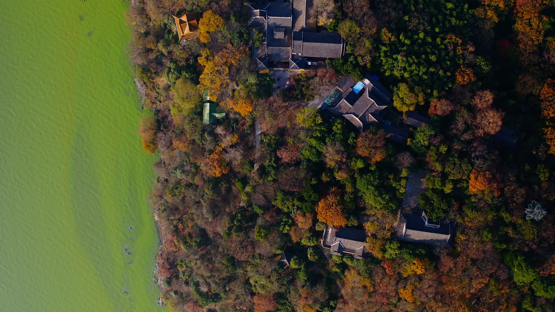 色彩斑斓的太湖美景视频的预览图