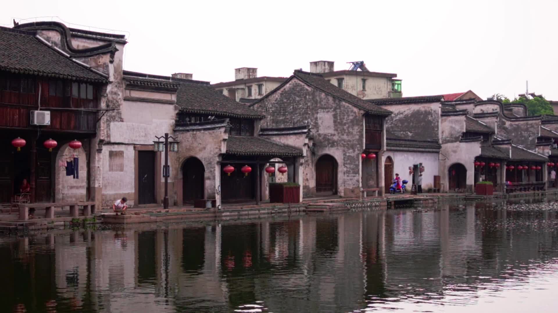 古色古香的南浔古镇视频的预览图