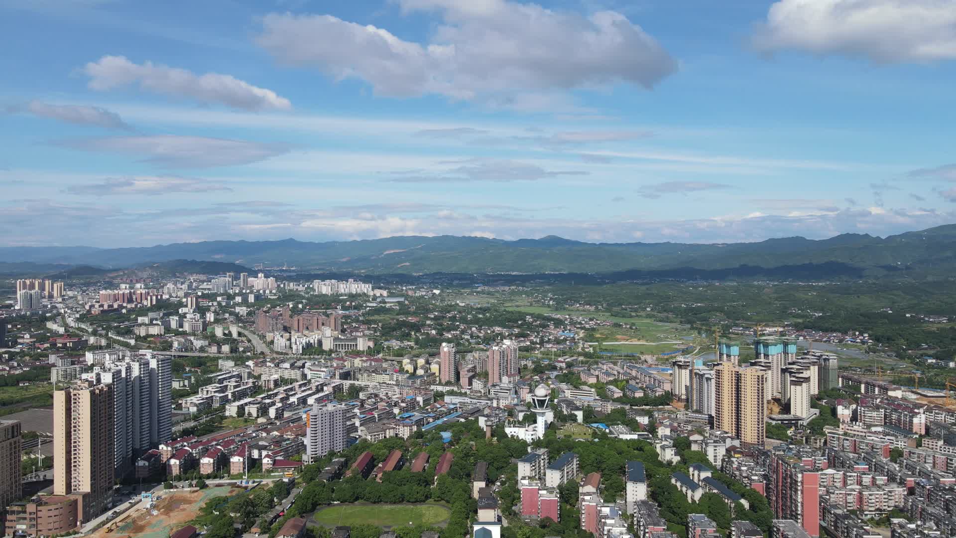 湖南怀化城市风光视频的预览图
