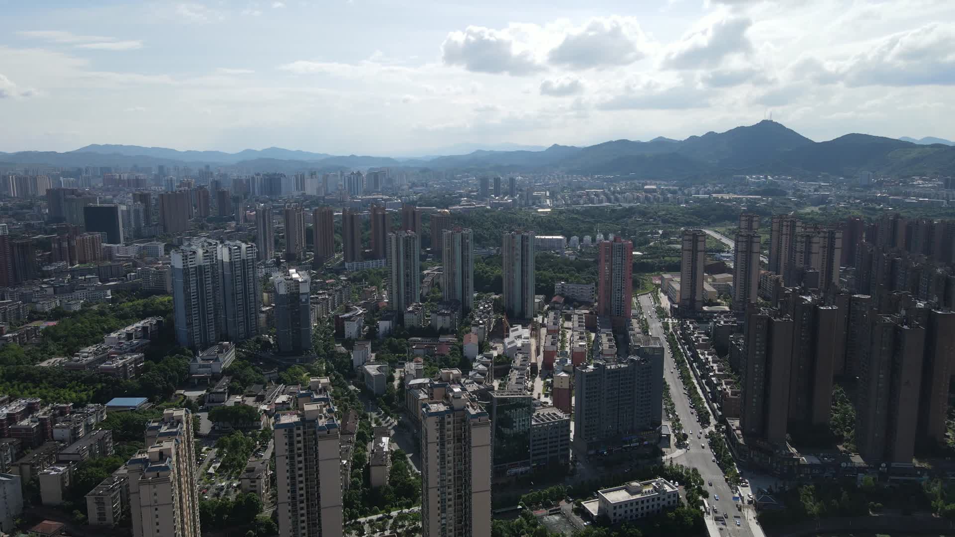 湖南怀化城市风光视频的预览图
