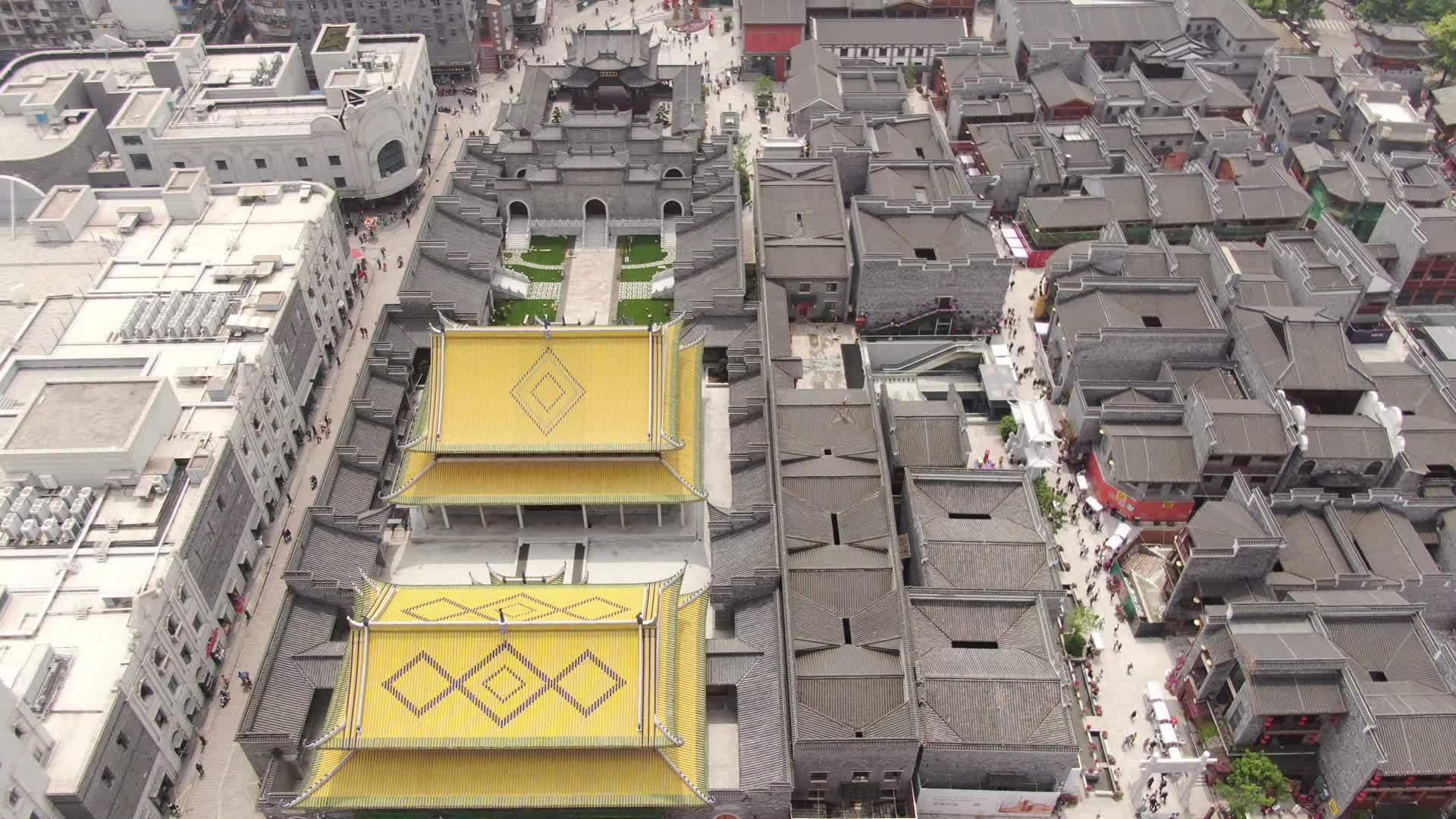 南昌万寿宫历史文化街区航拍视频的预览图
