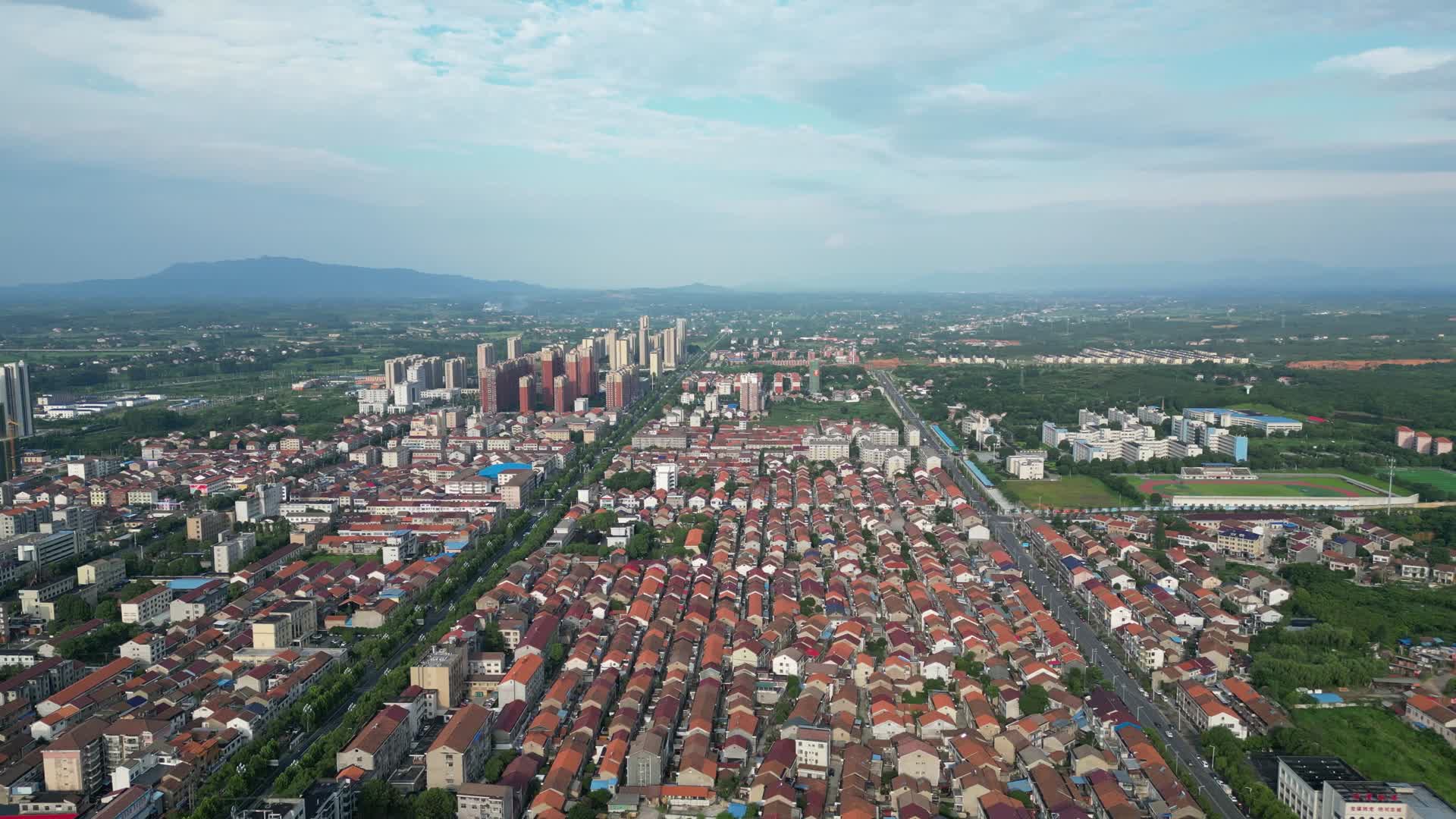 城市安置住宅小区航拍视频的预览图