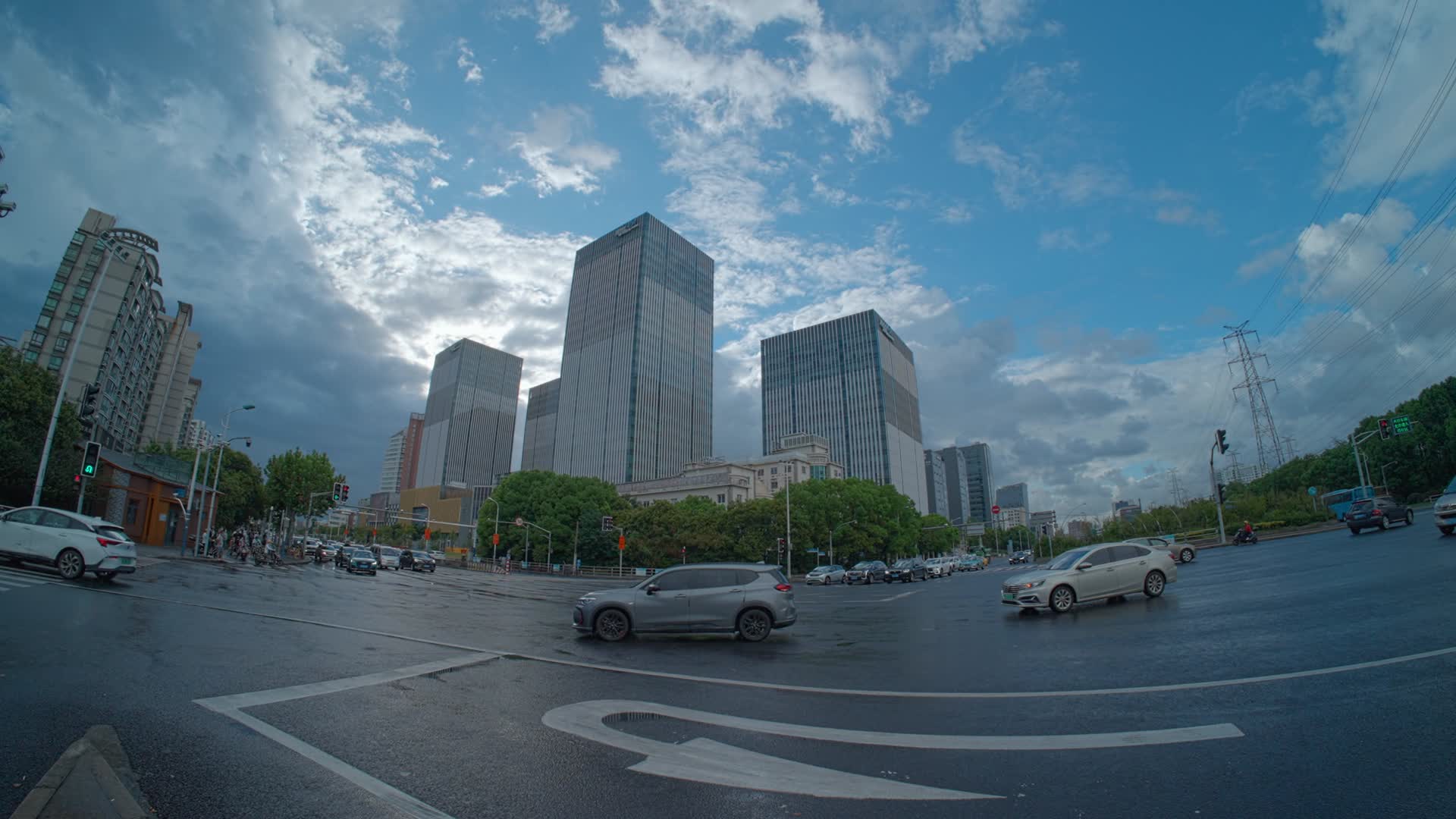 上海中环密集的车流视频的预览图