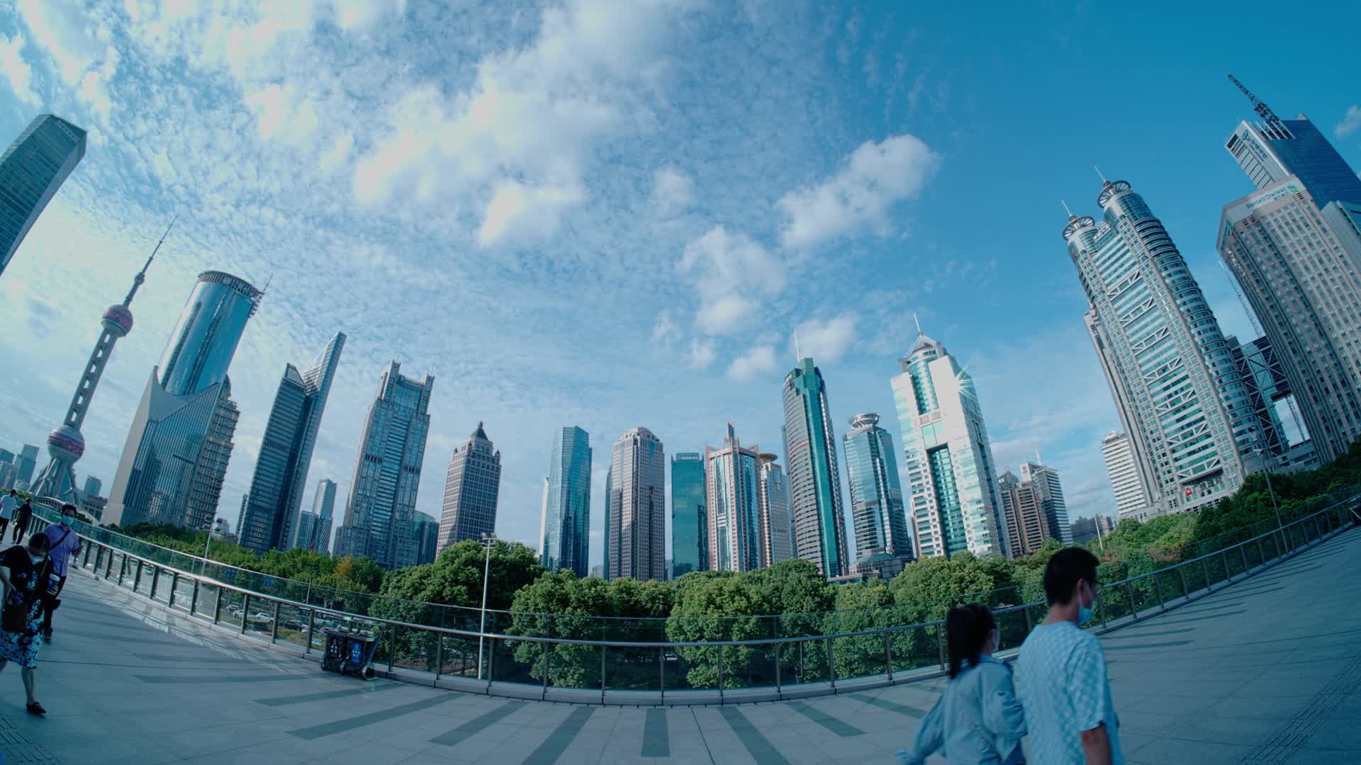 上海城市建筑延时摄影视频的预览图