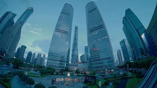 上海城市延时摄影视频的预览图