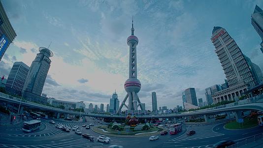 上海陆家嘴延时摄影视频的预览图