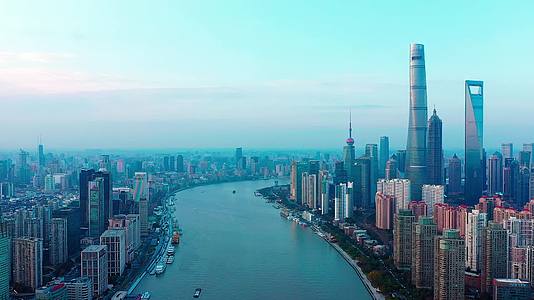 上海的城市风光视频的预览图