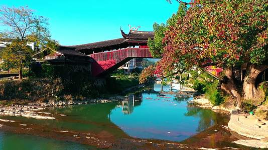 浙江温州泰顺北涧桥视频的预览图