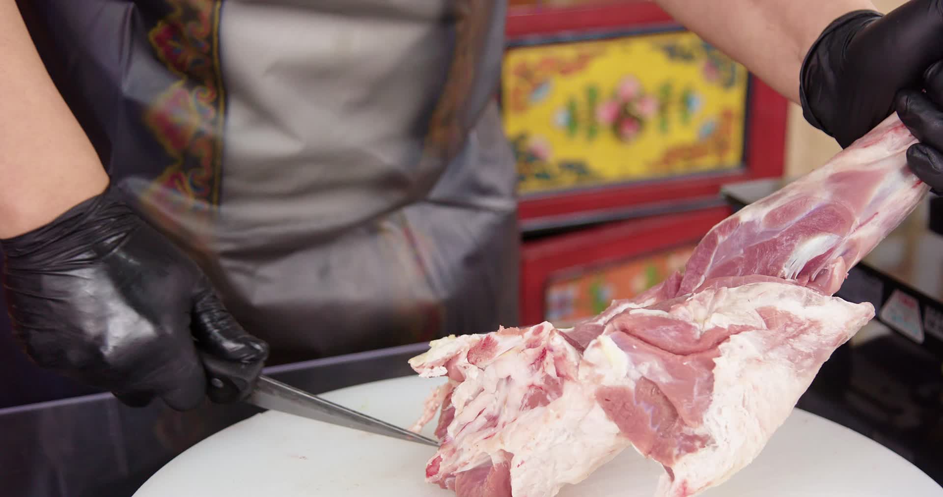 西北美食孜然羊肉制作视频的预览图
