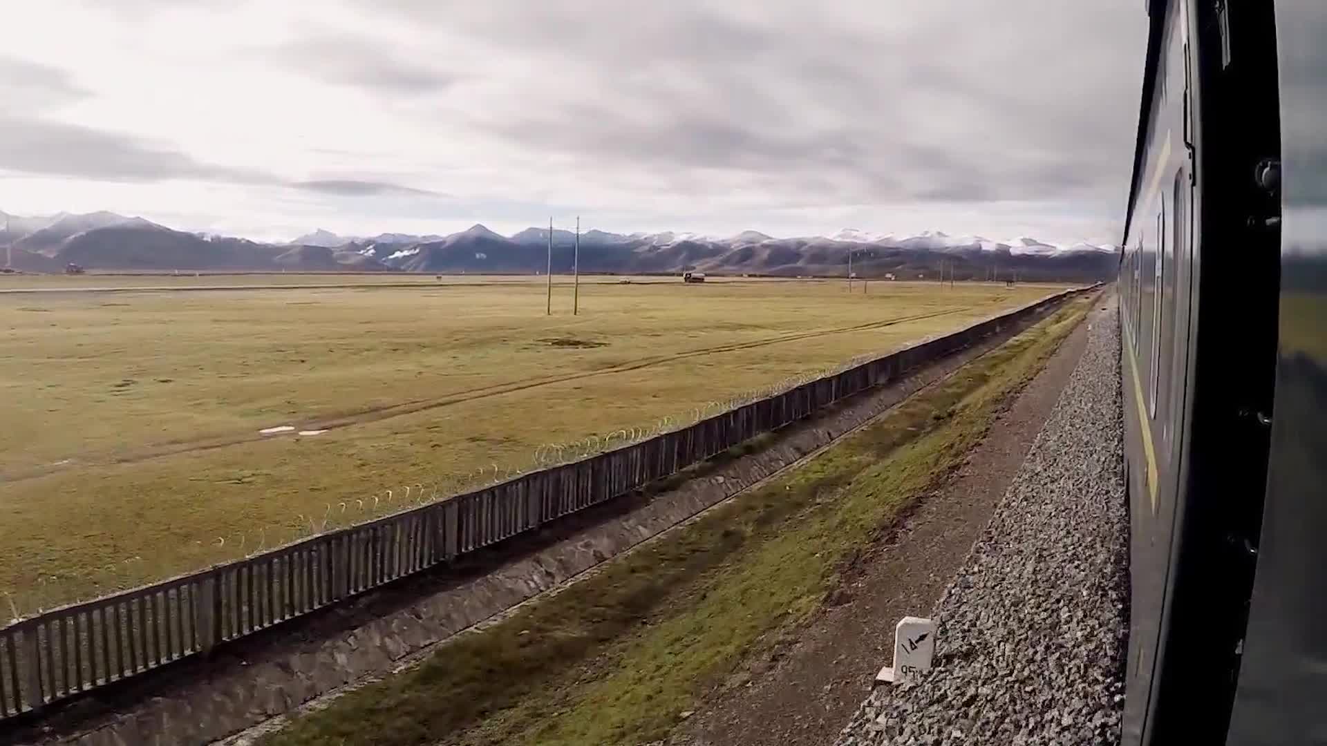 青藏铁路国家大工程含3D路线图铁路实拍合集高清视频的预览图