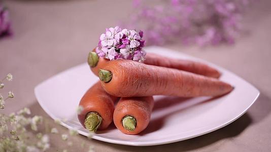 蔬菜胡萝卜素健康视频的预览图