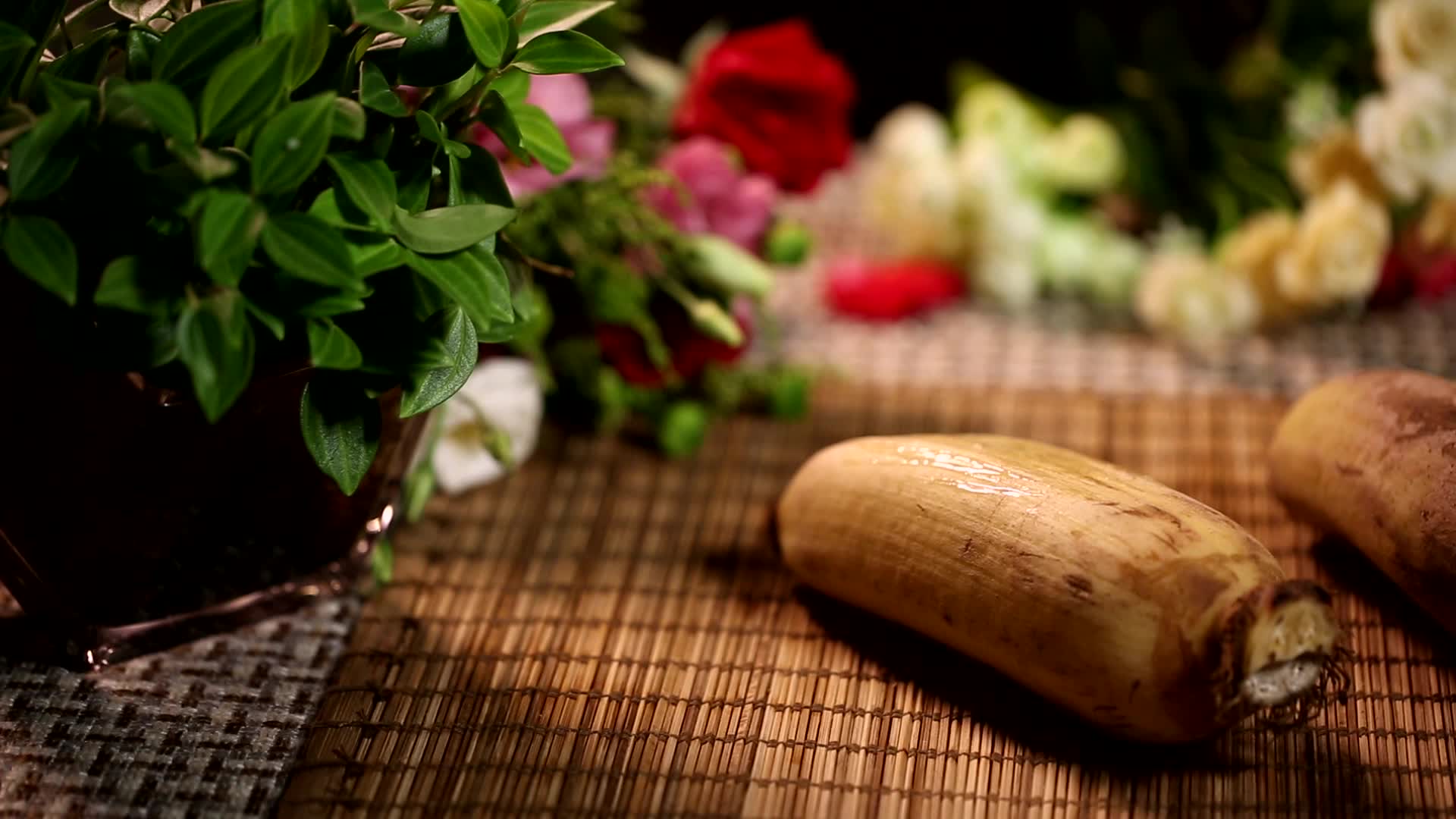蔬菜食材莲藕莲菜视频的预览图