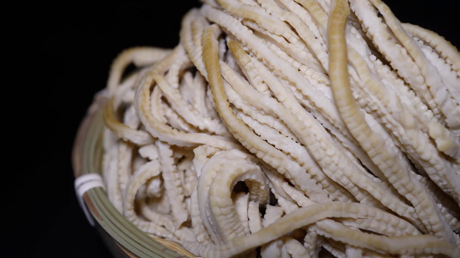 豆制品豆皮千张食材视频的预览图