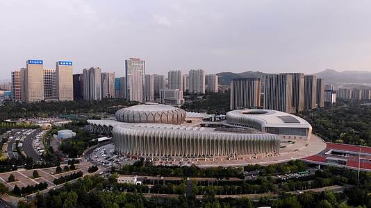 山东济南高新区奥体中心视频的预览图