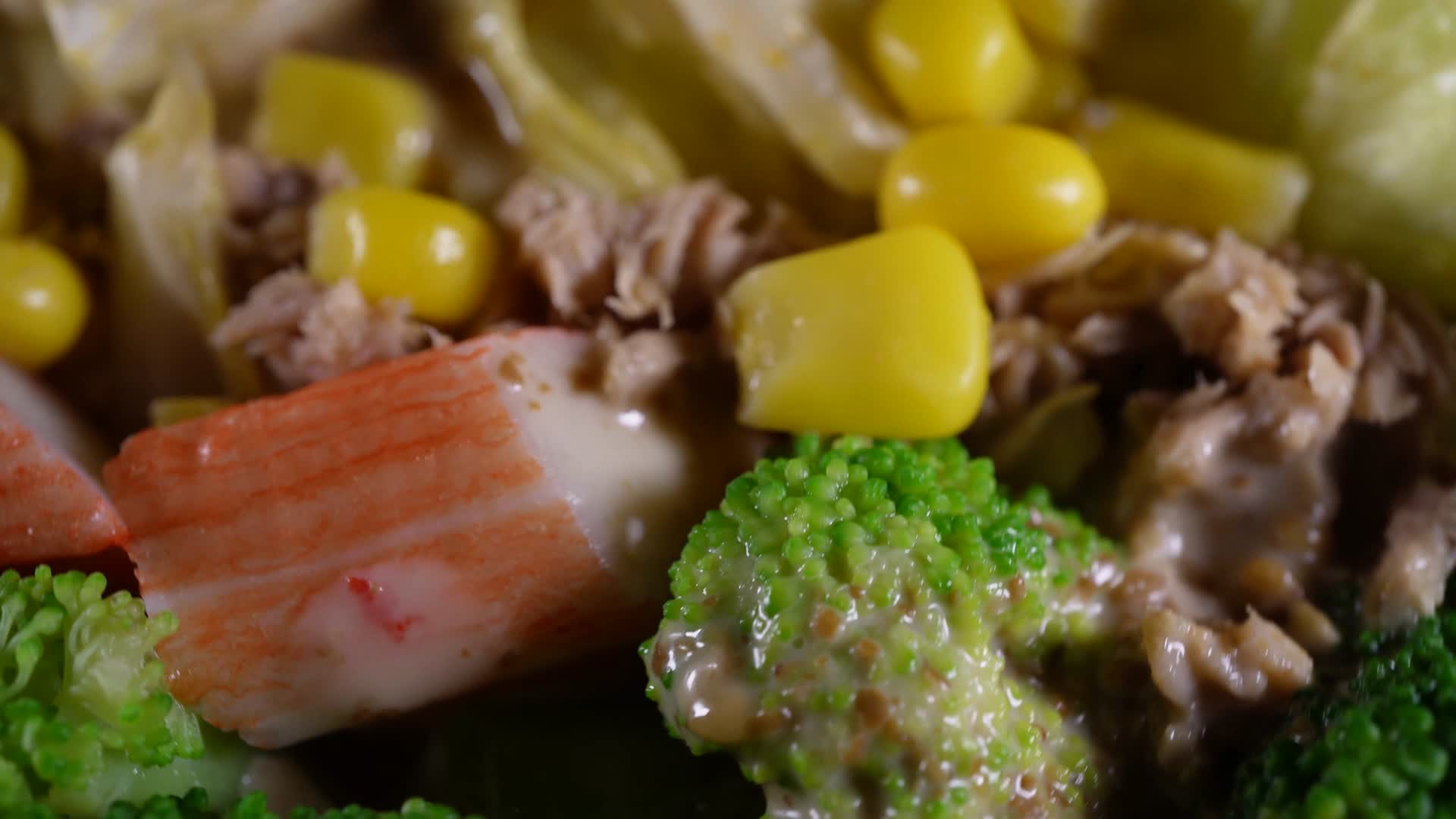 减肥沙拉轻食减肥餐视频的预览图