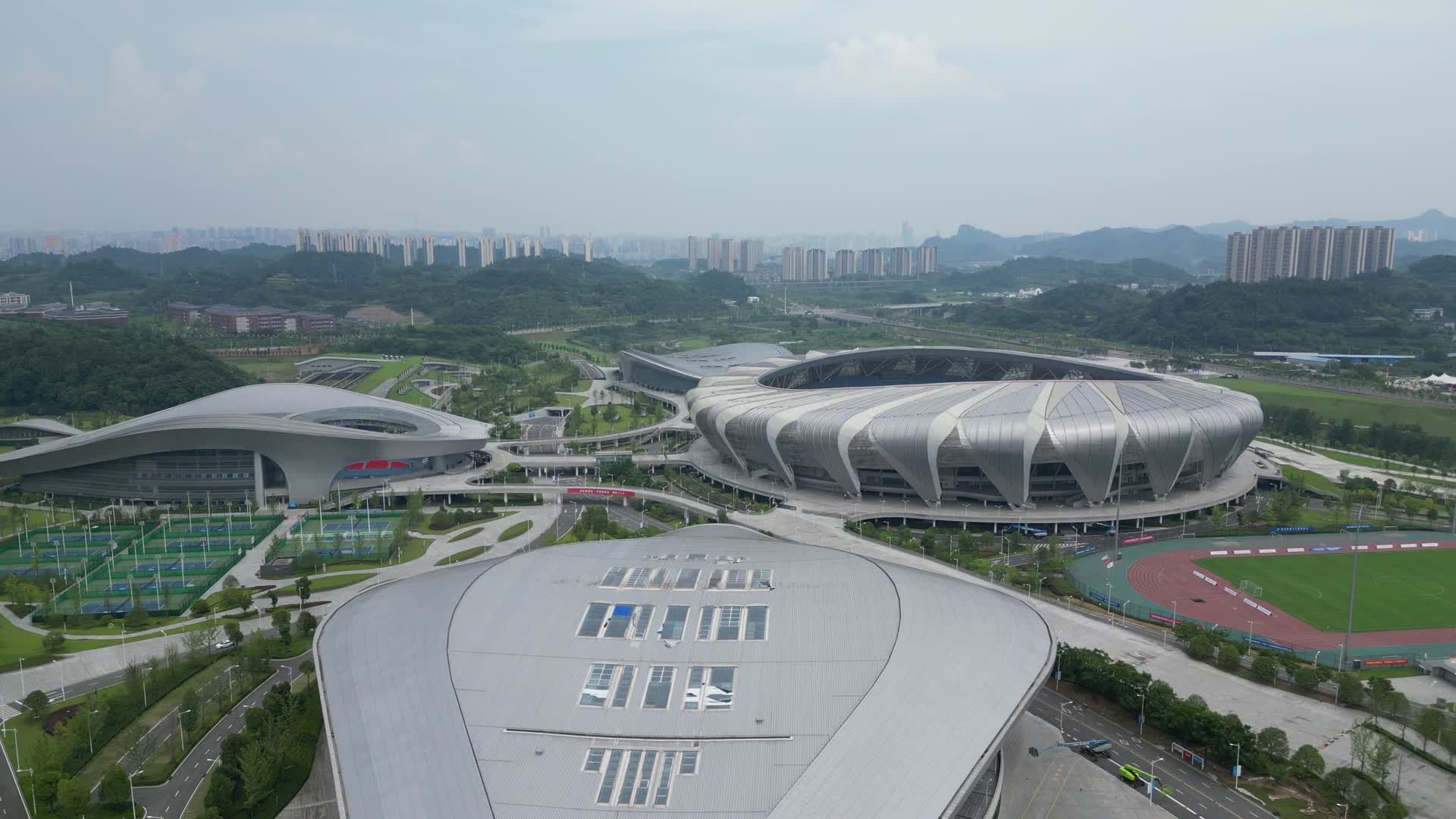 湖北宜昌奥林匹克中心体育馆视频的预览图