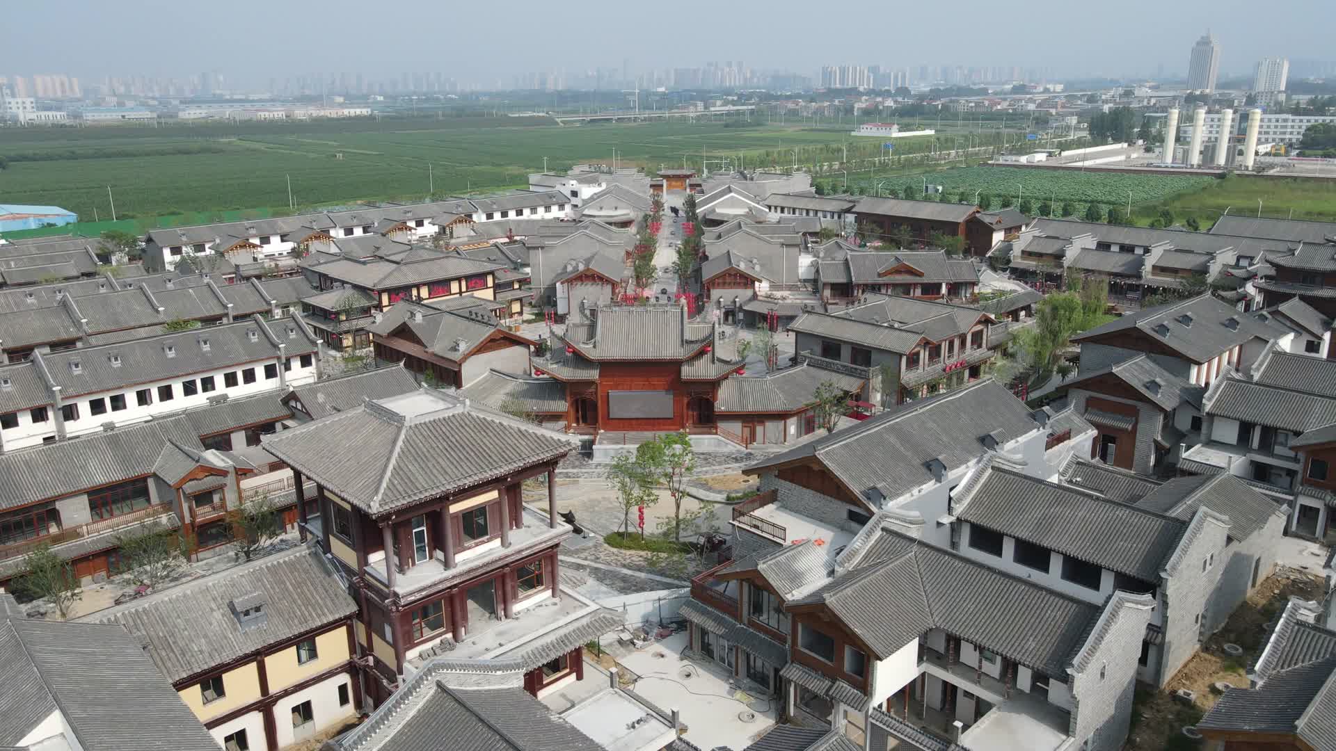4A景区航拍湖北襄阳古城视频的预览图
