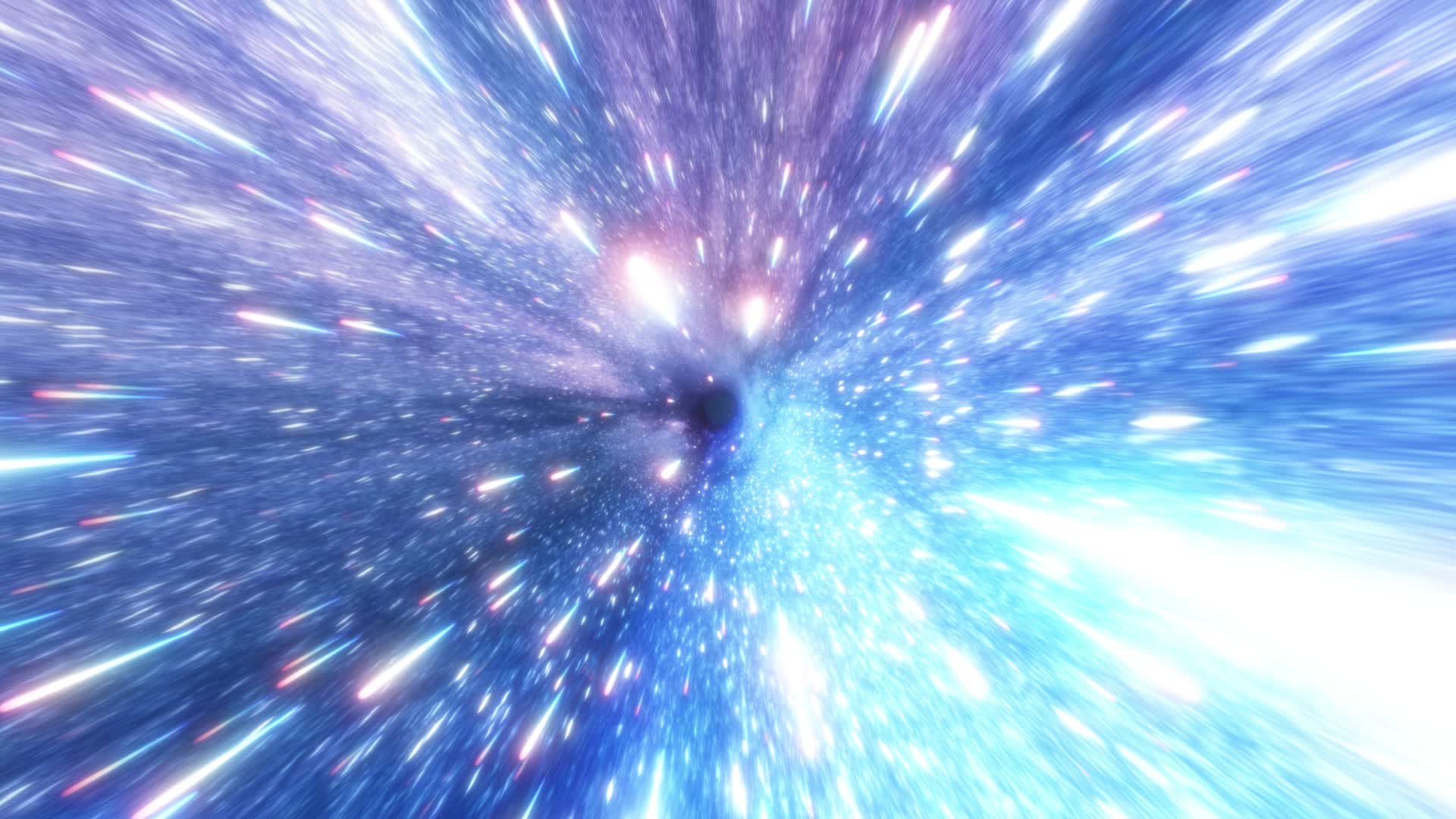 4K星际穿越穿越虫洞时空时光隧道科幻时间隧道星系太空星际旅行时光流逝时空穿梭星云视频的预览图