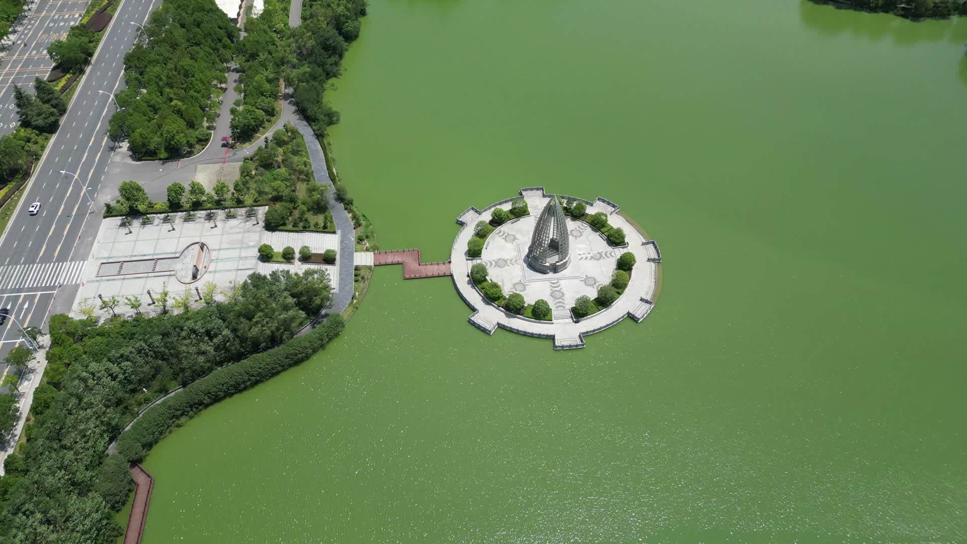 湖北随州文化公园4A景区善洪取经岛视频的预览图