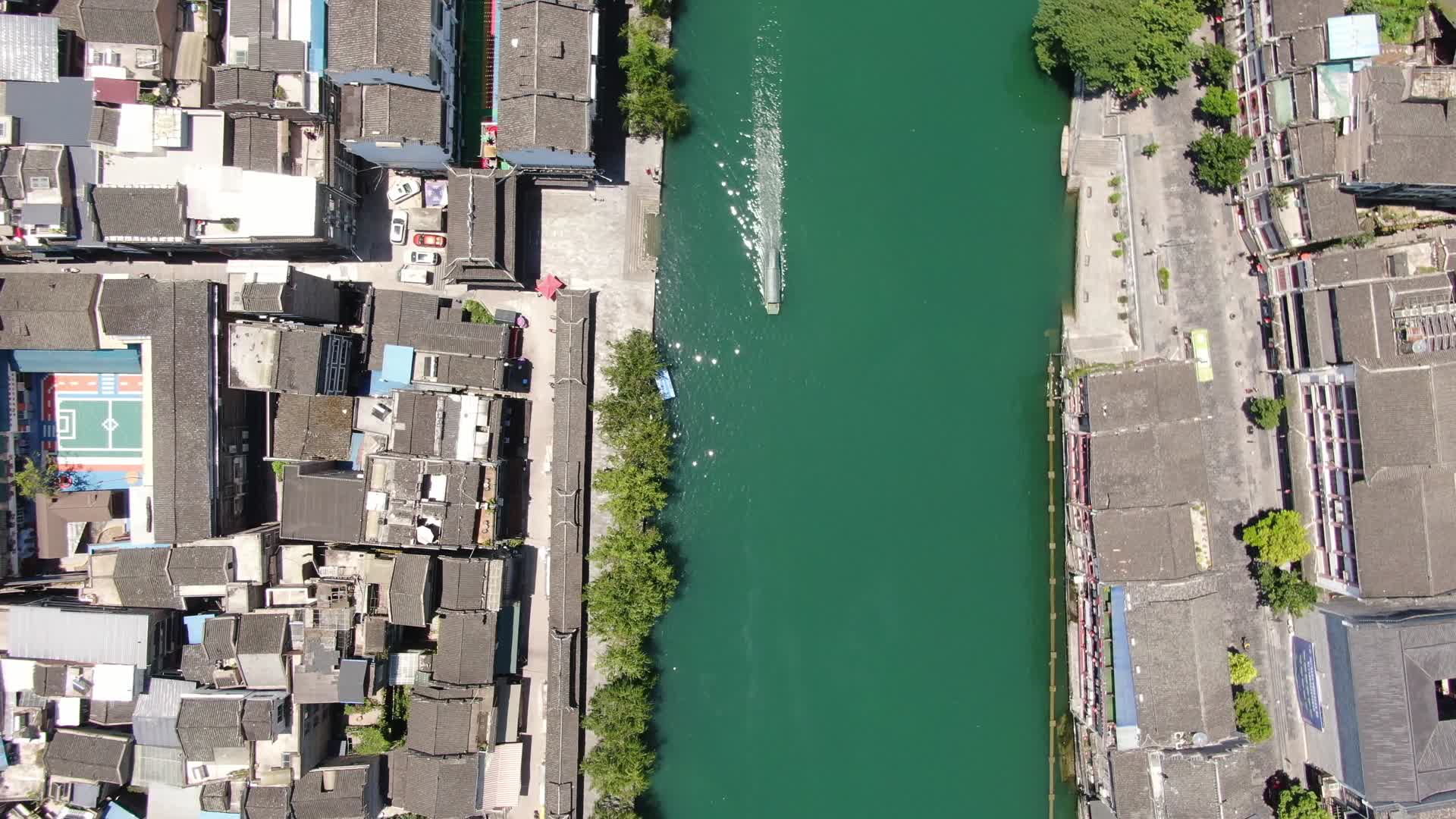 贵州镇远古镇5A景区舞阳河航拍视频的预览图