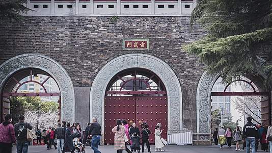 南京玄武门景区城门延时摄影4K视频的预览图