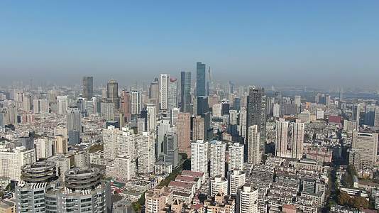 江苏南京城市高楼建筑航拍视频的预览图