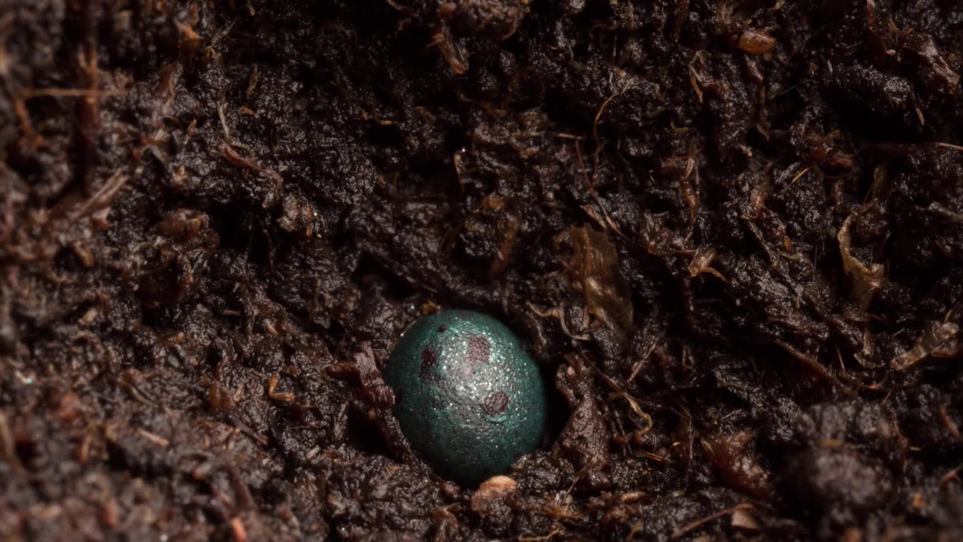 延时摄影植物种子破土发芽背景视频视频的预览图