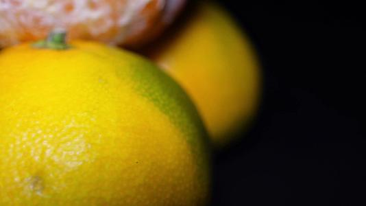 橘子柑橘橙子水果食材视频的预览图