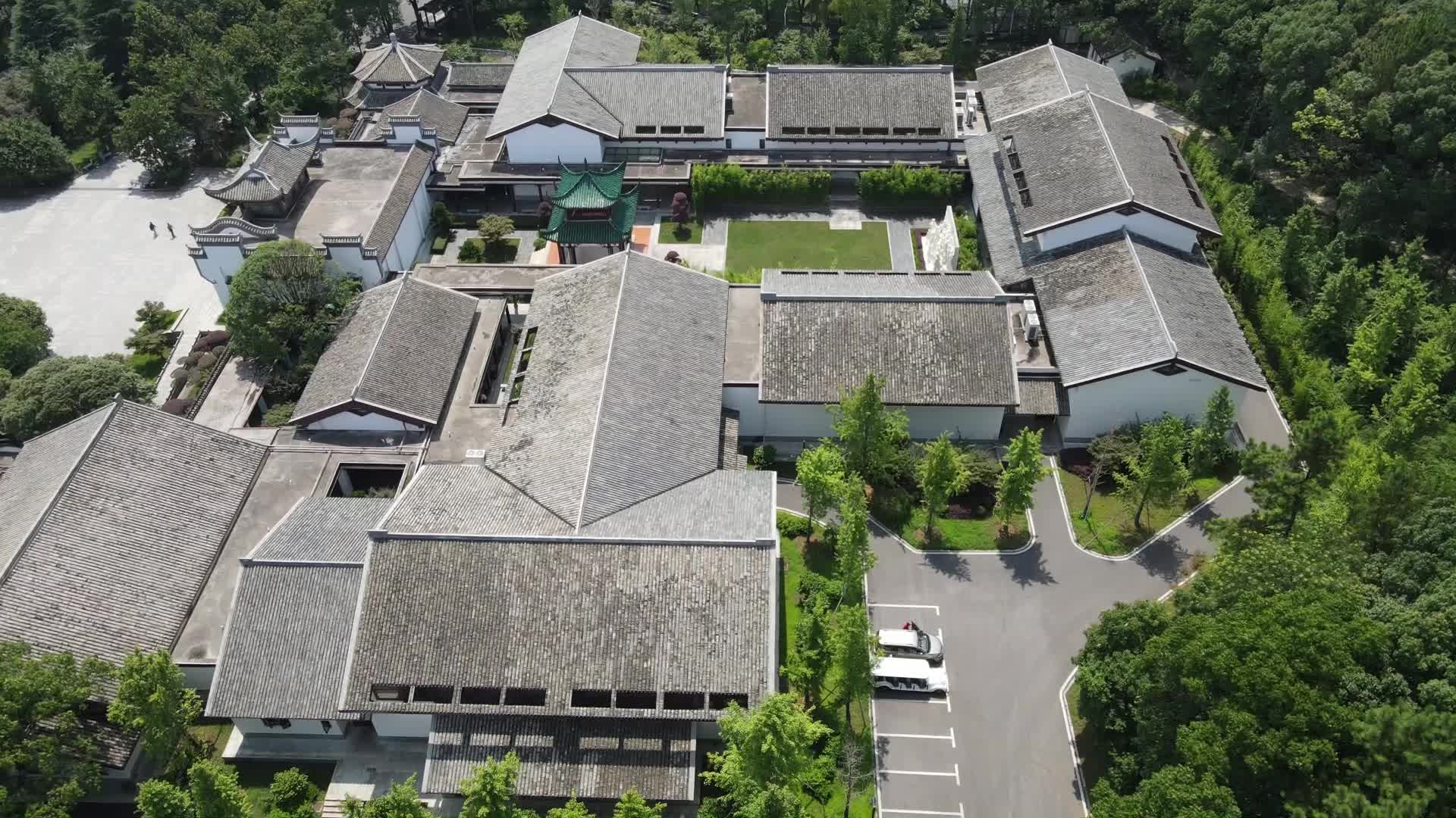 湖南刘少奇故居5A景区航拍视频的预览图