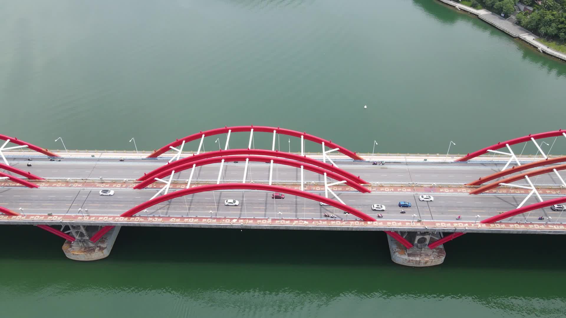广西柳州柳江文惠桥航拍视频的预览图