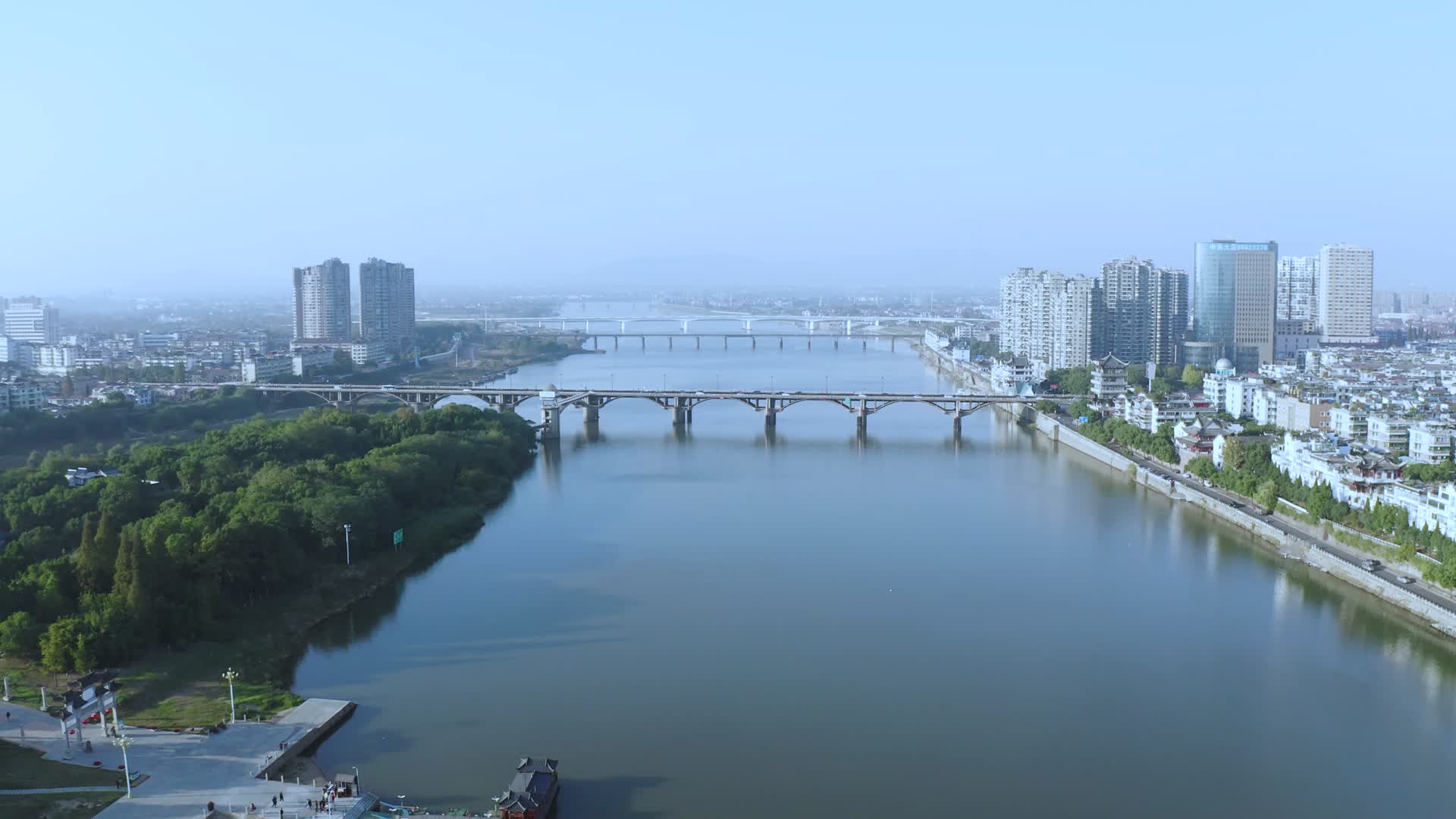 4K兰溪大桥视频的预览图