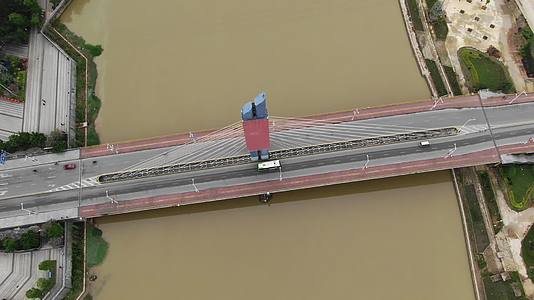 贺州灵峰大桥航拍贺州城市航拍视频的预览图