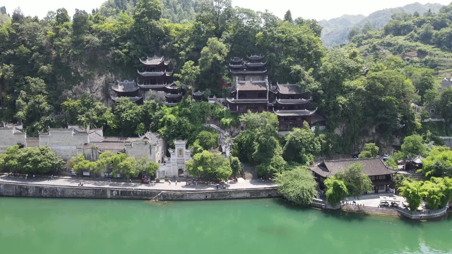 贵州黔东南镇远古镇5A景区航拍视频的预览图