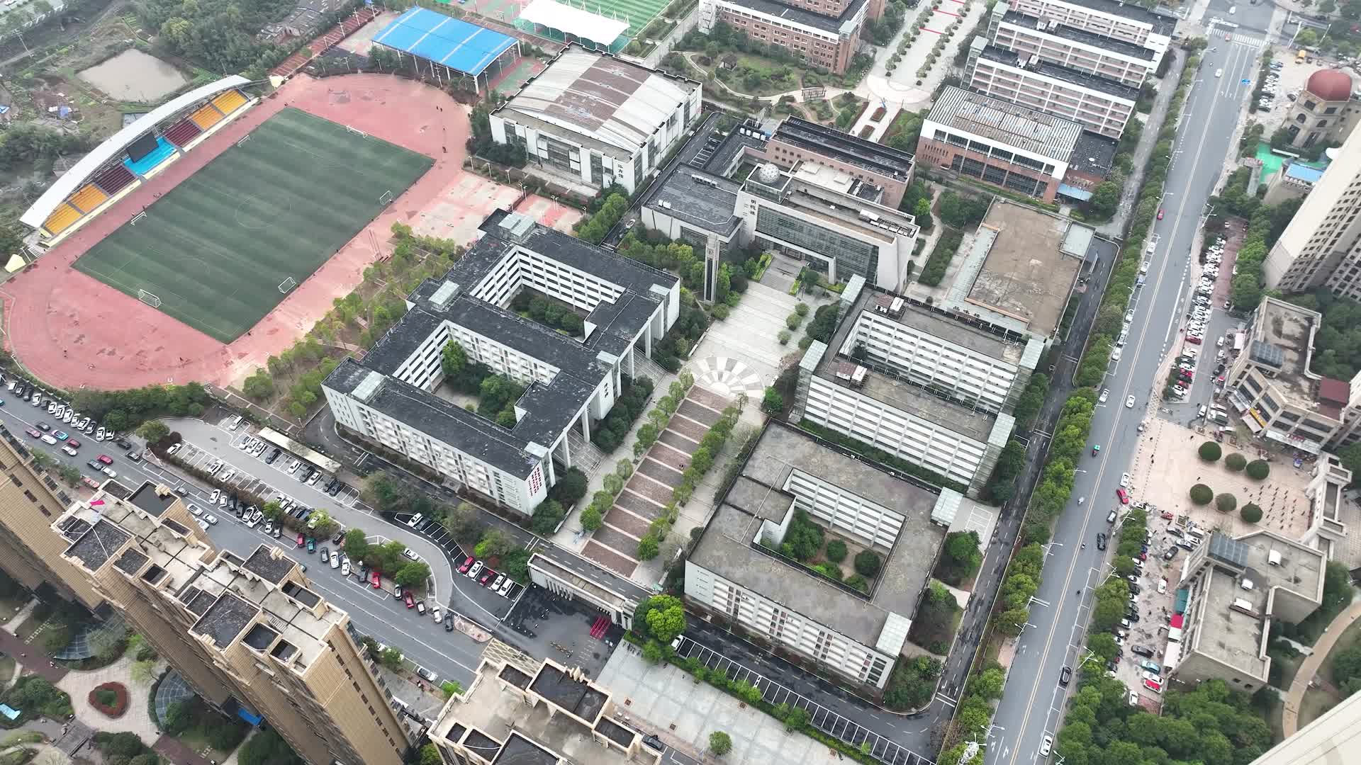 株洲市天元中学航拍视频的预览图