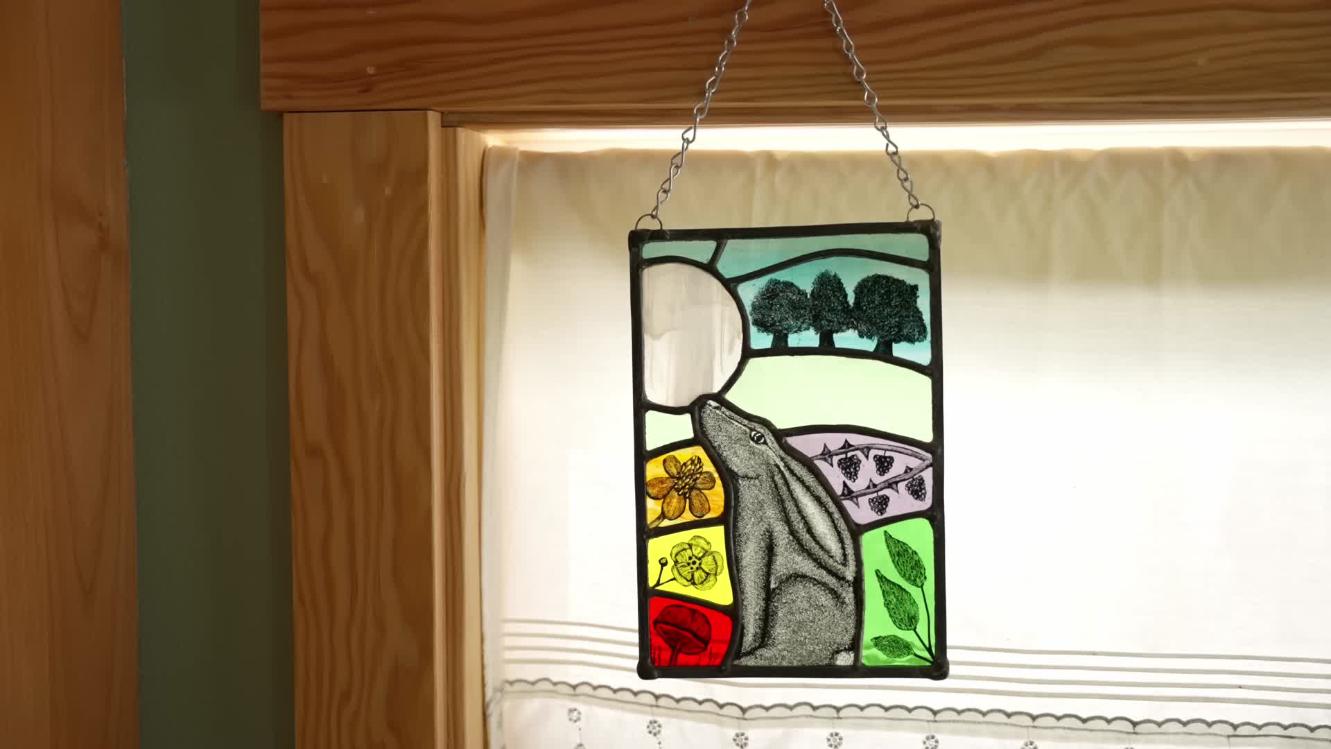 玻璃挂件精致工艺品装饰视频的预览图