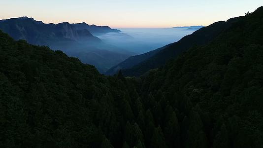 山脉森林云雾唯美航拍合集视频的预览图