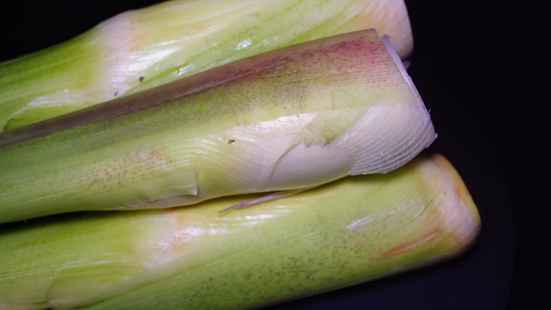 蔬菜茭白菰食材视频的预览图
