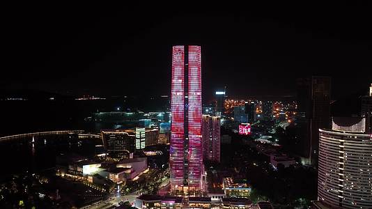深圳海上世界招商局大厦国庆节灯光秀视频的预览图