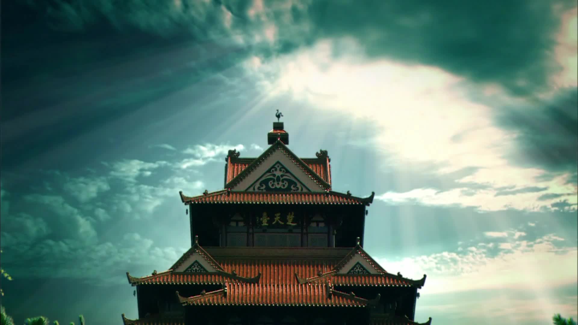 中国传统建筑视频的预览图