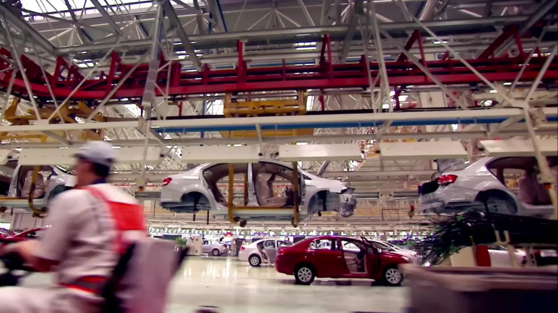 汽车生产线现代化工厂视频的预览图