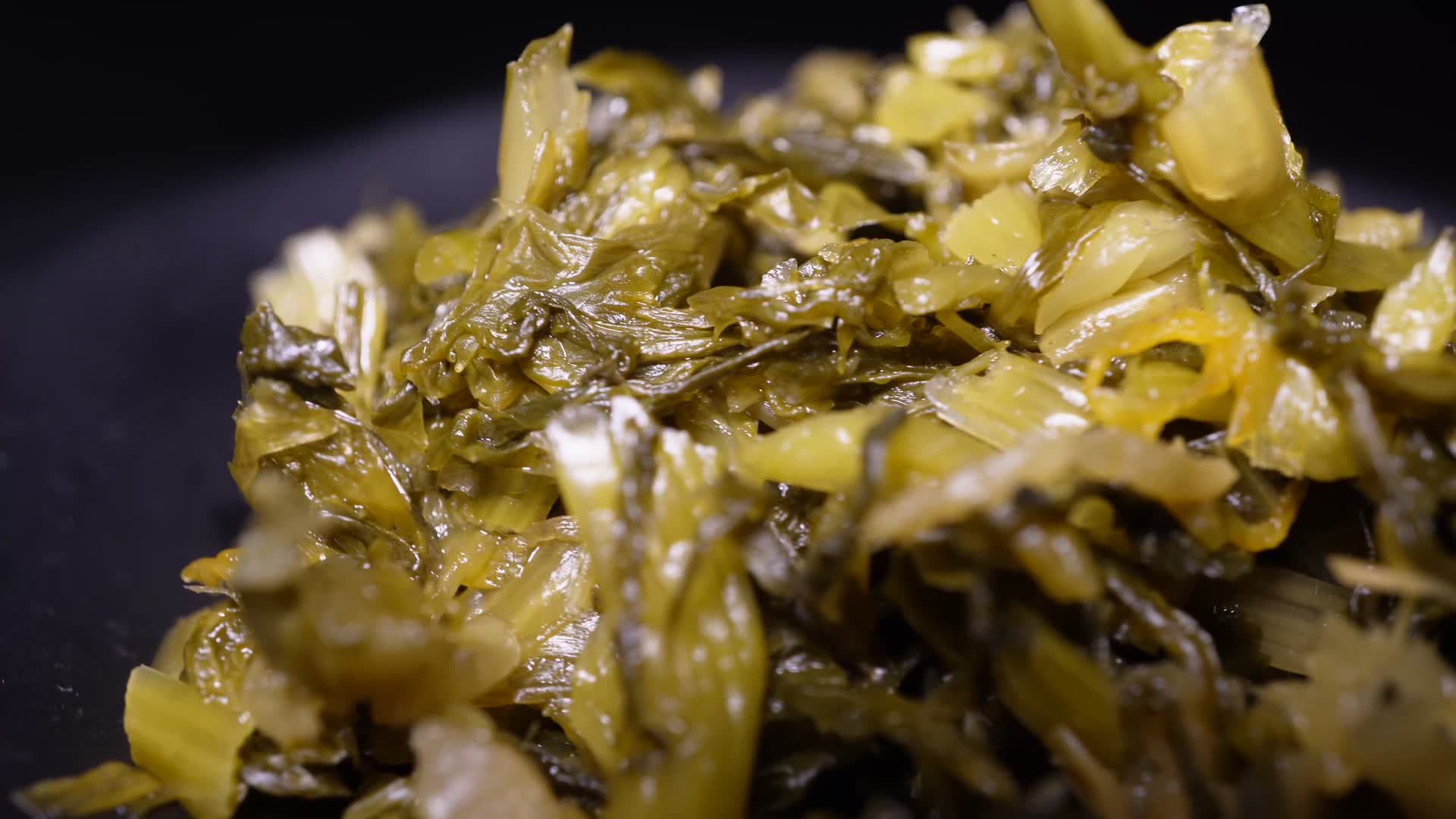 宁波特产雪里红雪里蕻酸菜腌菜雪菜视频的预览图