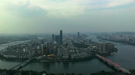 4K延时航拍广西柳州城市风光视频的预览图