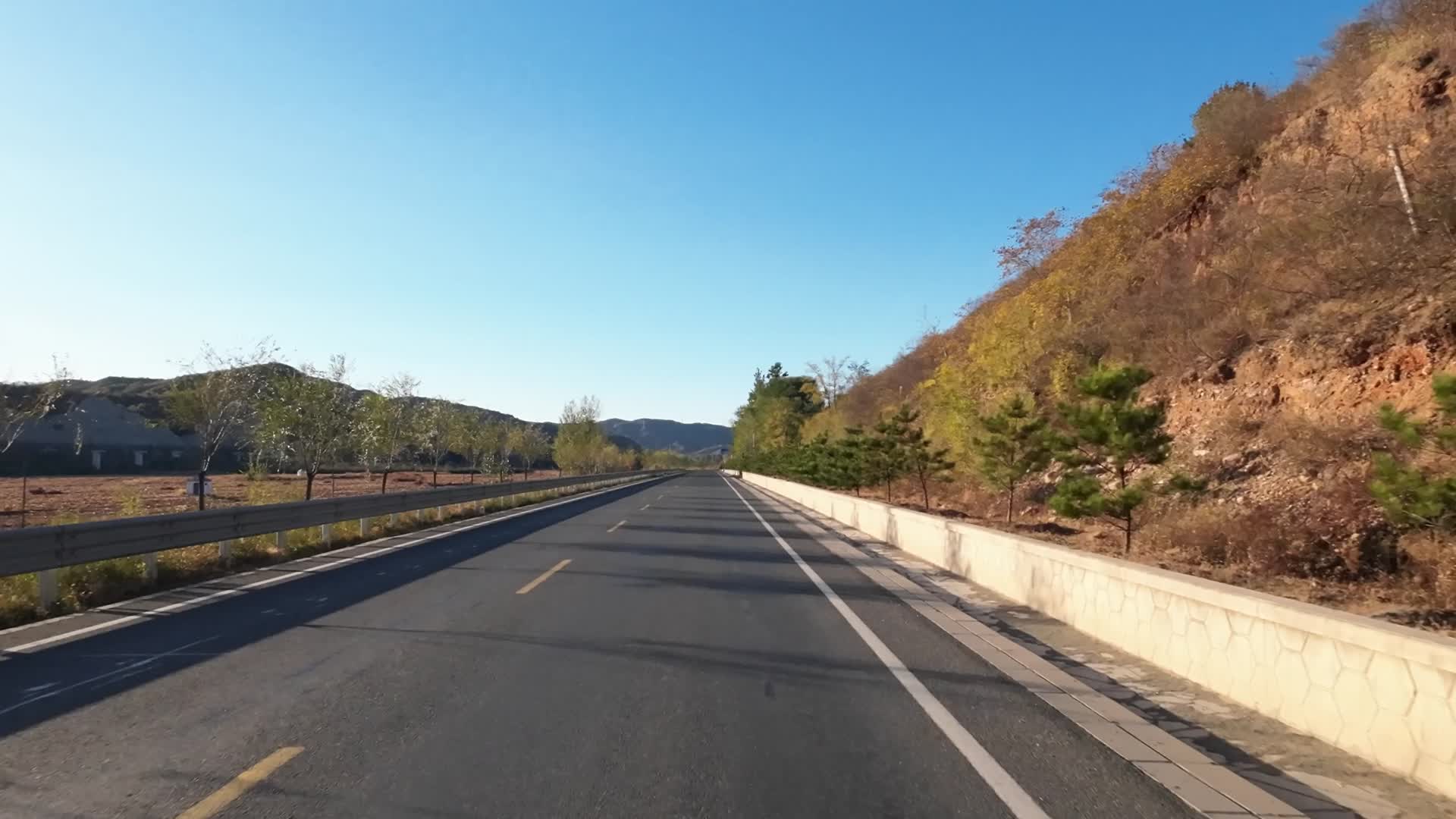 城市道路开车第一视角记录仪视角视频的预览图