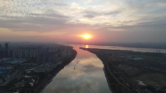 江苏南京城市风光地标建筑航拍视频的预览图