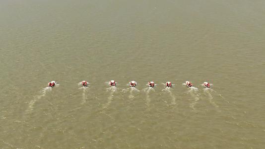 洞庭湖抗洪演练航拍视频的预览图